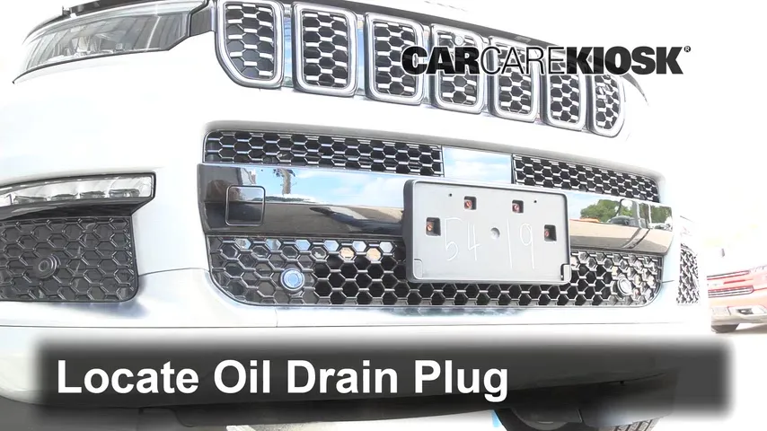 2022 Jeep Grand Cherokee Summit 5.7L V8 Huile Changer l'huile et le filtre à huile